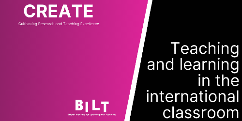 Title slide containing information about the event